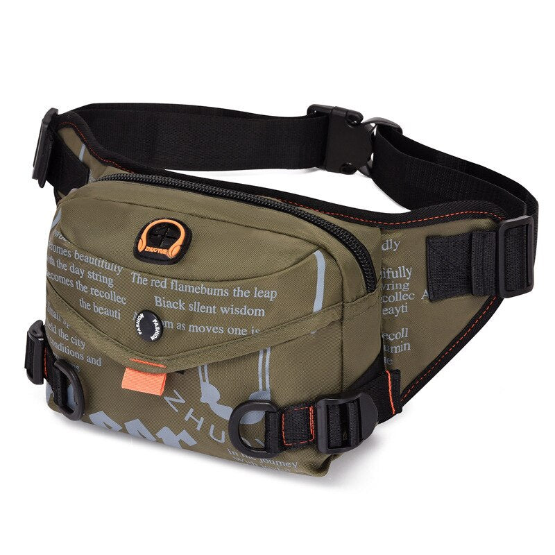 Casual Waist Bag for Men Waist Packs Oxford Fanny Pack Men's Bags Multifunctional