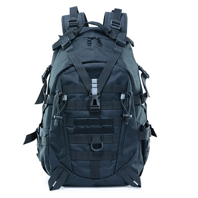 40L Camping Backpack Military Bag Men Travel Bags Tactical Army Molle Climbing Rucksack Hiking Outdoor Reflective Bag XA714A