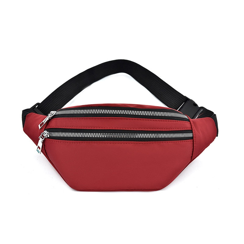 Geestock Waist Pack Bags for Women Nylon Fanny Packs Casual Women's Chest Bags Man Belt Pouch Travel Hip Bag Sport Purses Pocket