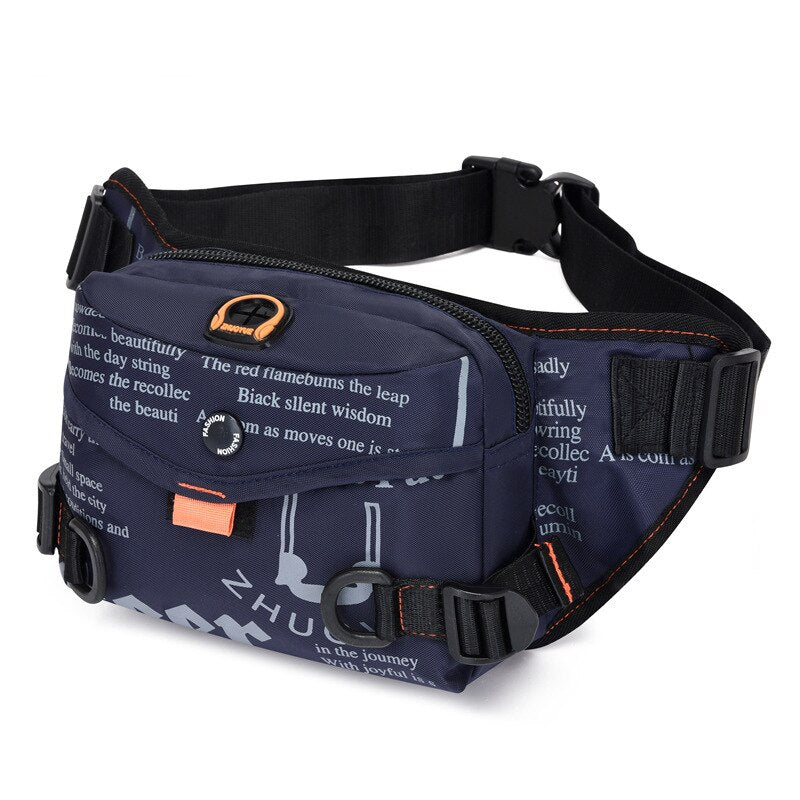 Casual Waist Bag for Men Waist Packs Oxford Fanny Pack Men's Bags Multifunctional