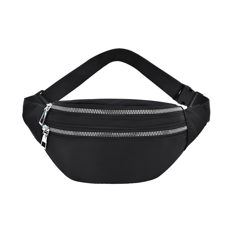 Geestock Waist Pack Bags for Women Nylon Fanny Packs Casual Women's Chest Bags Man Belt Pouch Travel Hip Bag Sport Purses Pocket