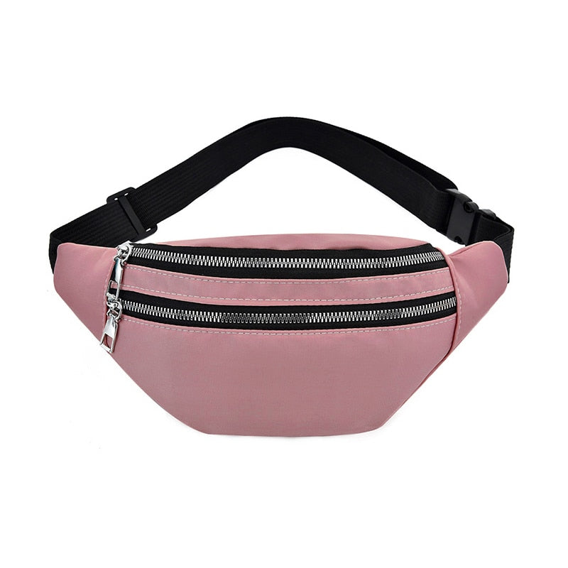 Geestock Waist Pack Bags for Women Nylon Fanny Packs Casual Women's Chest Bags Man Belt Pouch Travel Hip Bag Sport Purses Pocket