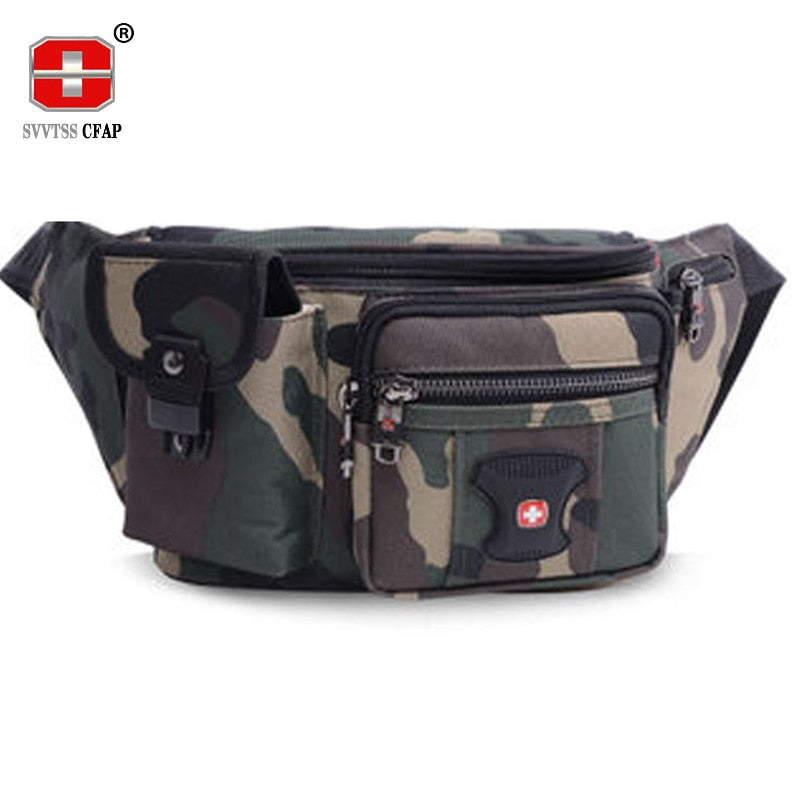 Multifunctional Waist Bag Belt Men Fanny Pack Casual Phone Pouch Women Black More Pockets Small Male Waist Pack Unisex