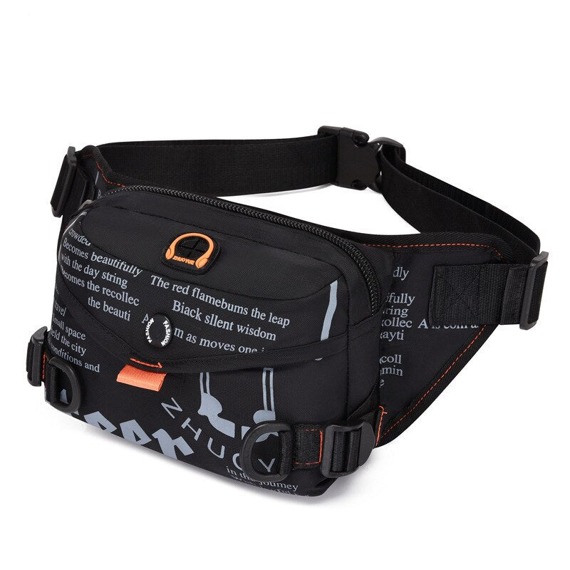 Casual Waist Bag for Men Waist Packs Oxford Fanny Pack Men's Bags Multifunctional