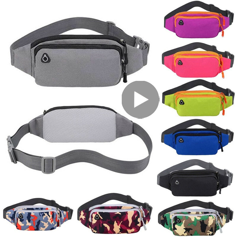 Male Female Waist Waterproof Fanny Pack For Men Women Bag Belt Bum Hip Belly Shoulder Crossbody Cross Body Side Handbag Kangaroo