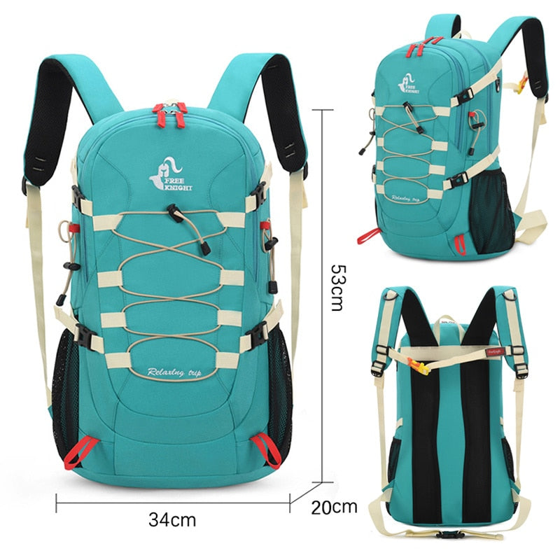 FREE KNIGHT 40L Outdoor Hiking Backpacks Waterproof Camping Trekking Sports Bags Durable Travel Backpack With Rain Cover 2022