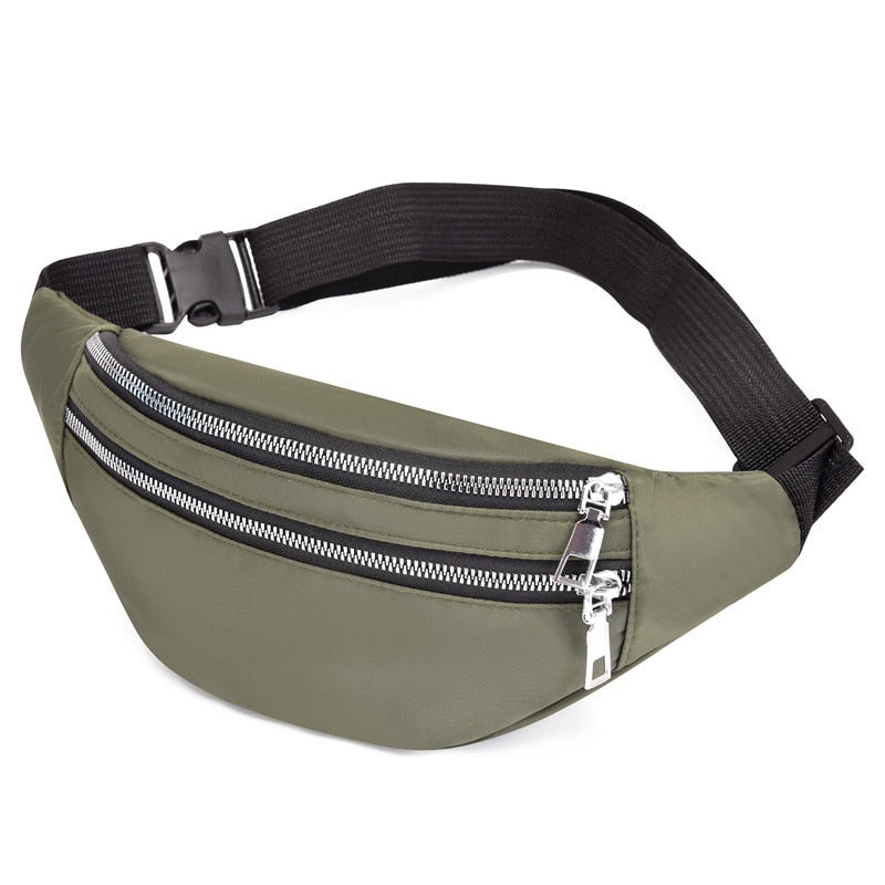 Geestock Waist Pack Bags for Women Nylon Fanny Packs Casual Women's Chest Bags Man Belt Pouch Travel Hip Bag Sport Purses Pocket