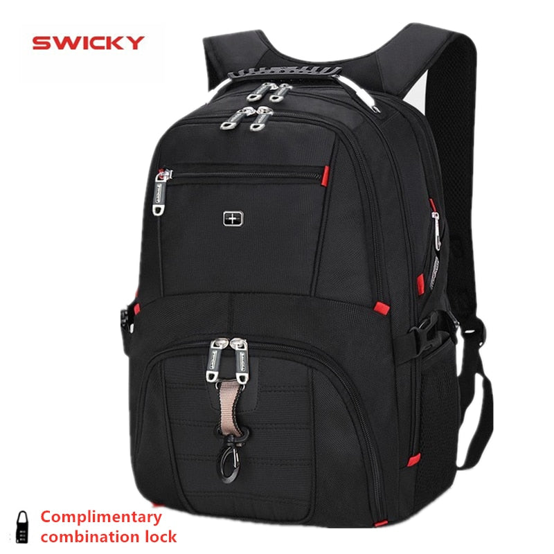 multifunction large capacity male bag fashion travel usb charging waterproof anti-theft 15.6 inch 17 inch laptop backpack men