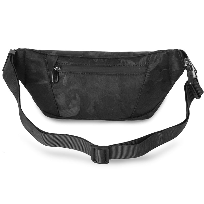 HcanKcan Waterproof Men's Waist Bag Casual Chest Pack Fashion Crossbody Bags For Men Multifunctional Shoulder Bag Man Belt Pouch