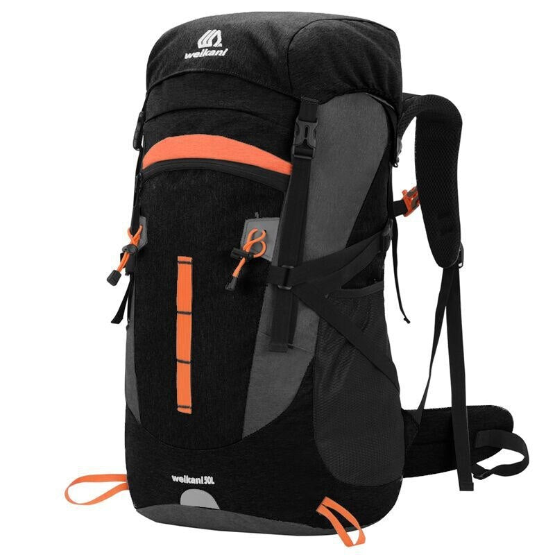 50L Camping Backpack Reflective Trekking Rucksack Large Capacity Mountaineering Bags Outdoor Waterproof Hiking Knapsacks