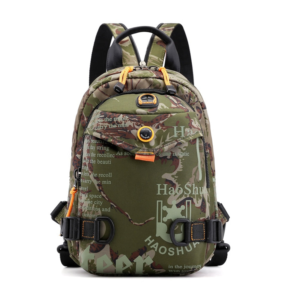 New Men Chest Bag High Quality Nylon Rucksack Knapsack Brand Famous Travel Casual Male One Shoulder Bags Sling Backpack Daypack