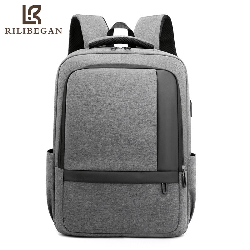 New Multifunction Business Backpack Men Casual Oxford USB Charging Computer Laptop Backpack Men Large Capacity Travel Backpack